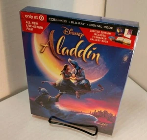 Aladdin 2019 Digibook (4K UHD+Blu-ray+Digital include Gallery Book) NEW-Free S&H - Picture 1 of 6