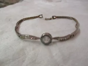 Vintage Avon silver tone clear Rhinestones Bracelet - Picture 1 of 4