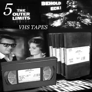5 Original Outer Limits VHS TAPES Studio Dubs. B/W 1960'S / USED - Picture 1 of 24