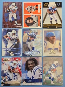 EDGERRIN JAMES 9 Karten Lot Gridiron Kings Metall Indianapolis Colts Sammlung - Bild 1 von 4