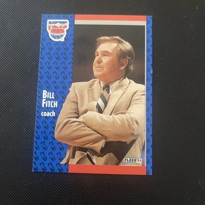 1991-92 Fleer - Bill Fitch #132 - Image 1 of 2