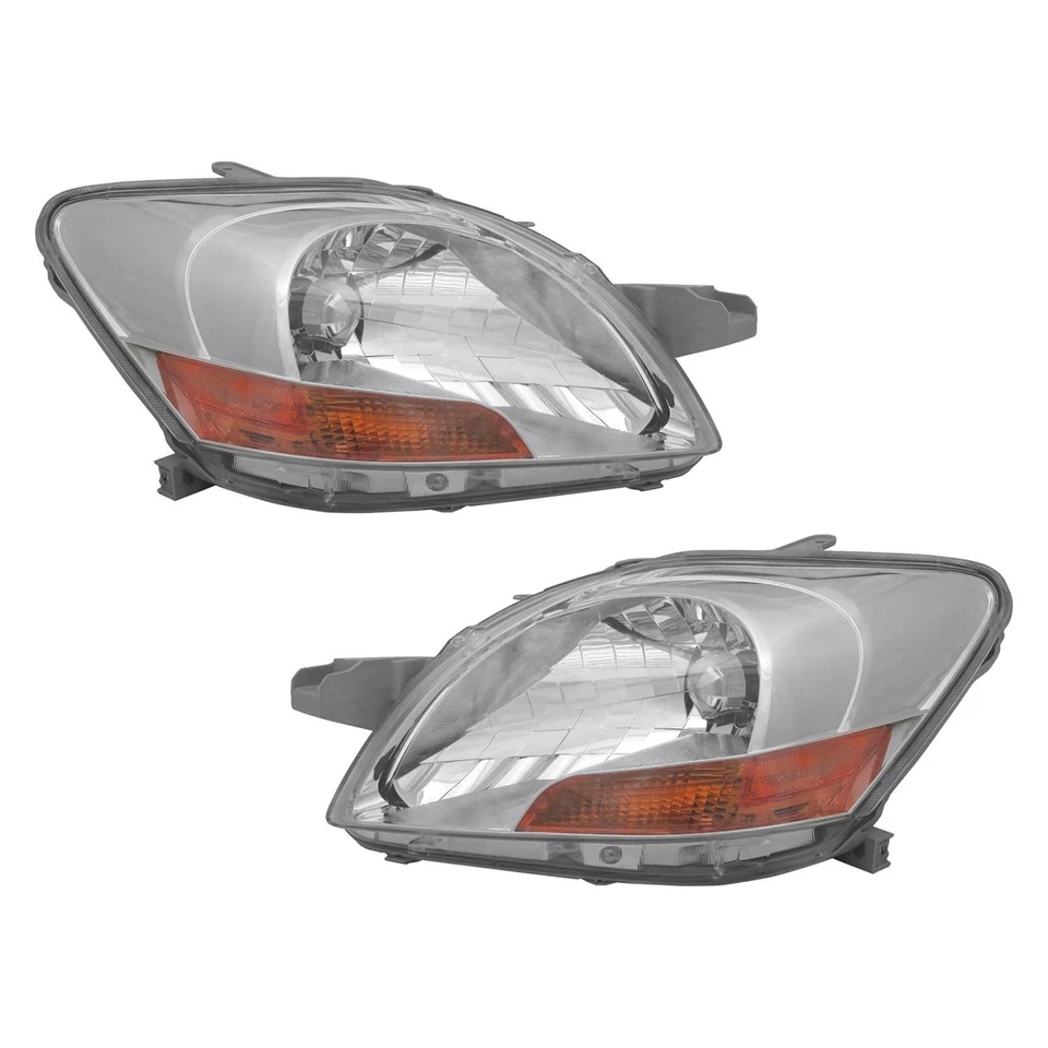 For Toyota Yaris 07-11 Headlight Set Driver & Passenger Side Replacement — 第 1/1 张图片