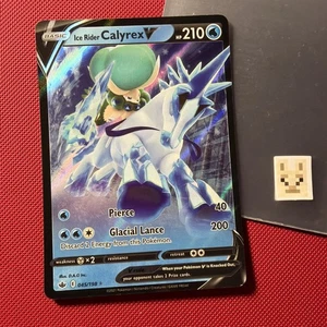 Ice Rider Calyrex V - SWSH130 - Pokemon Sword & Shield Promo Ultra Rare Card NM - Picture 1 of 2
