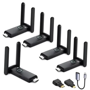 Wireless HDMI Transmitter and 4 Receiver 4k, USB-C to HDMI Adapter TX*1+RX*4 - Picture 1 of 7