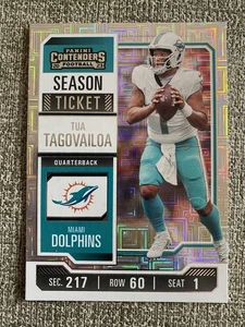 2023 Panini Contenders - Season Ticket #64 Tua Tagovailoa MOJO Miami Dolphins - Bild 1 von 2