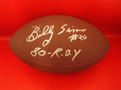 Fútbol americano Wilson Super Grip firmado por Billy Sims con 80 ROY JSA WB953415 Foto 1 de 3