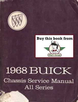 1968 Buick Shop Service Manual Special Skylark GS400 Wildcat Riviera Electra - Изображение 1 из 2