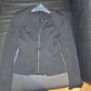 CUE City Black Jacket Size 8 - Picture 1 of 7