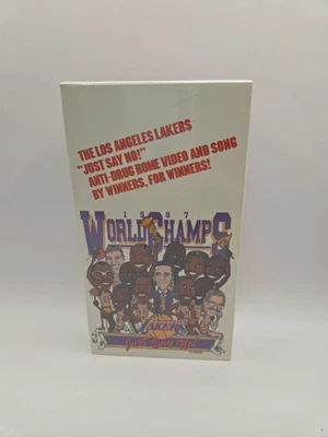 1987 Los Angeles Lakers Just Say No Rap Music Video CBS FOX VHS Factory Sealed - Image 1 of 4