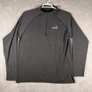 Lululemon Logo Sport Half Zip Pullover Herren 2XL grau Outdoor minimalistisch Fitness - Bild 1 von 9