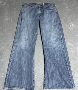 Jeans vintage Y2K Guess para hombre 36x32 grunge holgados rectos sueltos desgastados - Imagen 1 de 9
