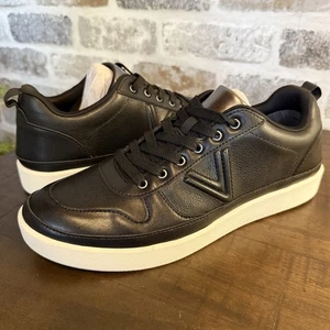 Sneakers da passeggio Vionic donna Elise in pelle taglia 10M nere nuove con scatola - Foto 1 di 12