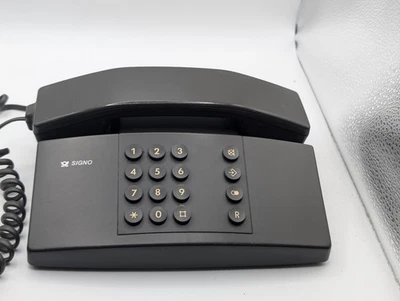 Altes Telefon Tastentelefon Signo DBP Telekom Höhrer Vintage Nachlass Rar - Bild 1 von 4