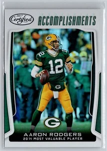 2017 Panini zertifiziert #CA-AR Aaron Rodgers zertifizierte Leistungen - Bild 1 von 2