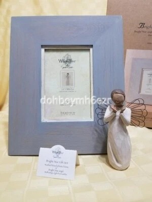 Willow Tree Susan Lordi Bright Star Gift Set Photo Frame Angel Figurine - Image 1 of 4