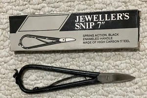 Brand New Jewelers / Watchmakers Spring Loaded Tin Snips (PRICE REDUCED) - Picture 1 of 1