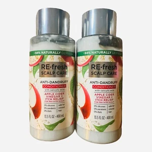 Re-Fresh Scalp Care Anti-Dandruff Apple Cider Vinegar Itch Relief Conditioner x2 - Picture 1 of 2