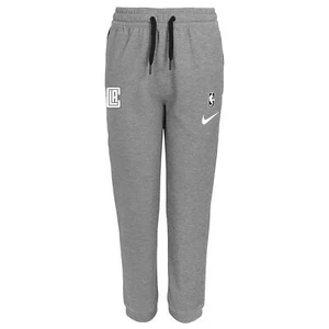 Nike NBA Youth (8-20) Los Angeles Clippers Heathered Grey Showtime Pants - Picture 1 of 7