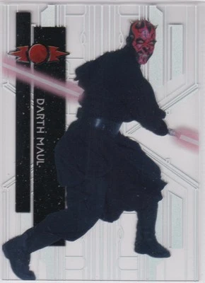 STAR WARS 2015 TOPPS HIGH TEK 42 DARTH MAUL FORM 1 PATTERN 4 VADER'S TIE FIGHTER - Image 1 of 2
