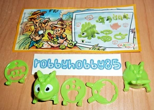 FF060 DINOSAURO VERDE + CARTINA/BPZ KINDER SORPRESA ITALIA SORPRESINE 2014/2015 - Picture 1 of 1