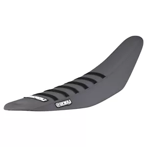 2022-2024 Yamaha YZ 85 Gripper Seat Cover all GREY w/ BLACK ribs #319 - Foto 1 di 5