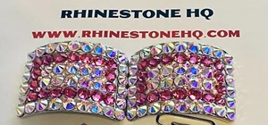 Hebillas pesadas para zapatos de baile irlandés ¡Oferta! Cristal ab y rosa rosa - Imagen 1 de 1