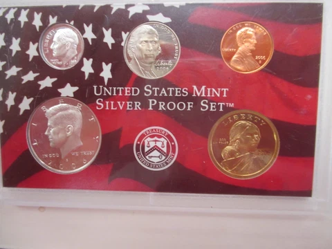 2006-S SILVER Coin United States Mint Silver Proof Set Cover
