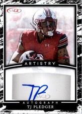 2022 SAGE Artistry Autographs White #ATP TJ Pledger Auto - NM-MT