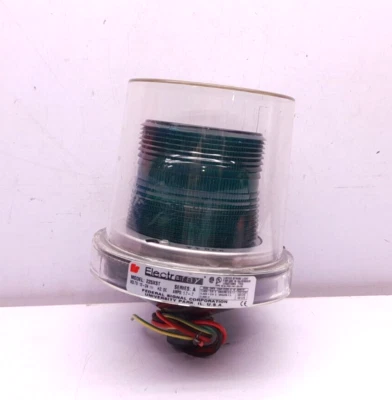 Federal Signal Electraray 225XST Ser A verde estroboscópico 12-24VDC 1,7-,7A Foto 1 de 4