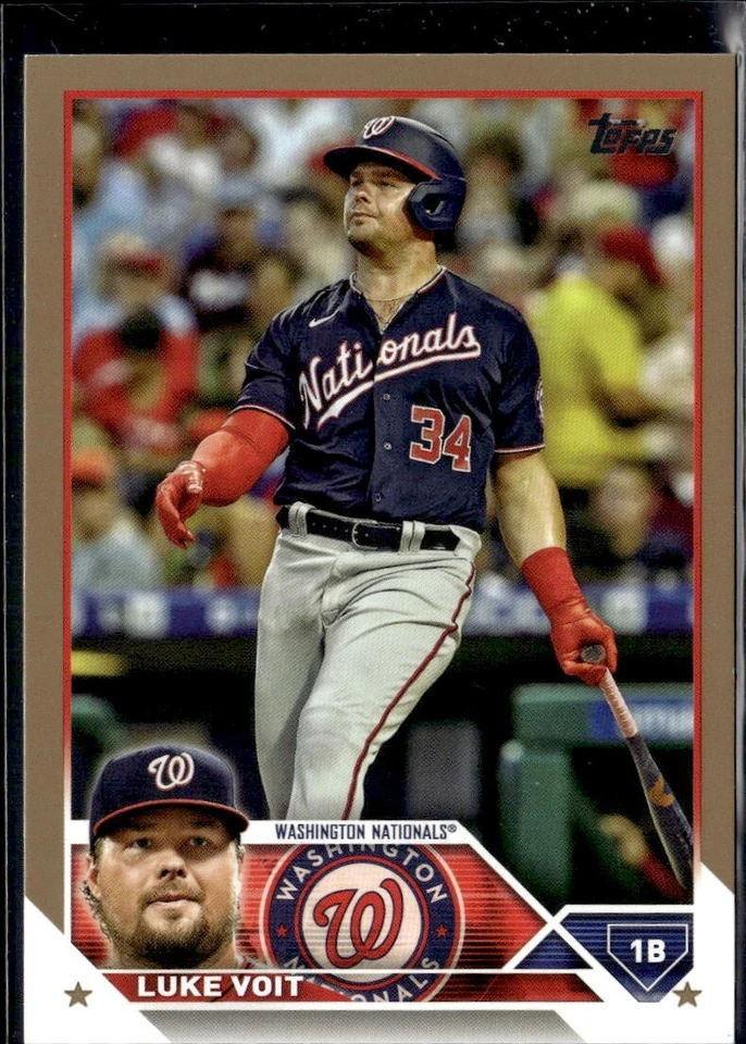 2023 TOPPS SERIES 2 GOLD #443 LUKE VOIT (1395/2023) - Image 1 of 2