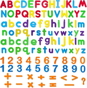 112PCS Magnetic Letters Numbers, Refrigerator Alphabet Magnets Spelling Learn... - Picture 1 of 1