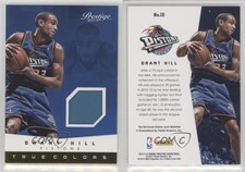 2013-14 Panini Prestige True Colors Materials Grant Hill #10 HOF