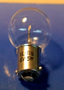 Mikroskop Birne Lampe EL-11B - 8V 15W - EINKONTAKT - Bild 1 von 5