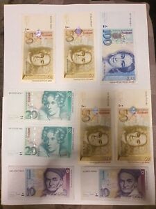 originale DM Scheine # Deutsche Mark 10, 20, 50, 100 Banknote # insgesamt 360 DM