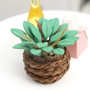 AirAds Dollhouse plants 1:12 scale miniature green plant in pot - Picture 1 of 4