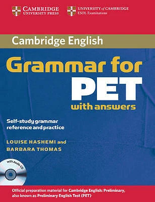 Cambridge Grammar for PET  Book with Answers and Audio CD - Image 1 of 1