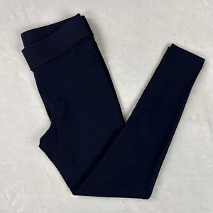 Lauren Ralph Lauren Womens M Navy Blue Leggings Ankle Elastic Comfort Waist EUC - Picture 1 of 17
