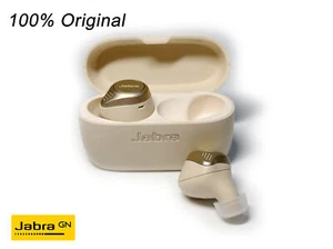 Onused Origina Jabra Elite 75t Gold Beige Noise Cancelling Wireless Earbuds - Foto 1 di 8