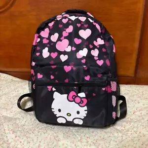 Hello Kitty Teen School Backpack Lightweight Casual Daypack Laptop Bookbag Kids - Picture 1 of 10