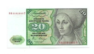 20 DM 1980 Ro. 287a GQ/T UNC - Bild 1 von 2