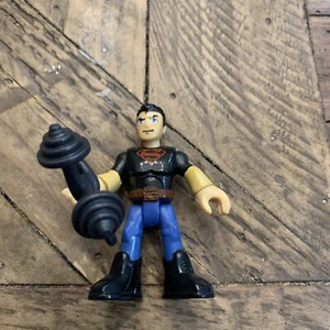 Imaginext DC Super Friends SUPERBOY figure black t-shirt from Series 4 Complete! - Picture 1 of 2