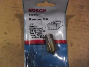 Bosch 1/2" Hinge Mortising Carbide Tipped Bit 85234M - Picture 1 of 4