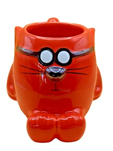 Vintage Catbert Dilbert Comic Sculpted Cat Coffee Mug by Treasure Craft - Picture 1 of 7