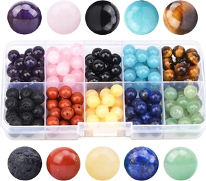 Piedras Naturales Para Bisuteria Materiales Manualiades Pulseras Mujer 200Pcs - Picture 1 of 15