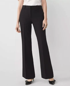 Ann Taylor Women's $109 The Petite Jayne Trouser Pant in Black size 10P - Picture 1 of 8