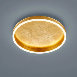 Elegante lámpara de techo LED Helestra SONA en hoja dorada aspecto regulable ø40 cm - Imagen 1 de 2