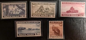 POLAND 1941, MNH PART SET OF GOV.EXILE - Picture 1 of 1
