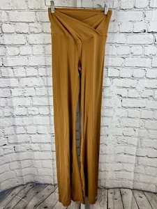 Offline by Aerie Flare Legging Women's Brown Solid Nylon Stretch Comfort Pull On - Picture 1 of 8