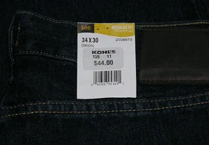 Levi's 34 30 Regular Fit Pierna Recta Orion 5 bolsillos - Imagen 1 de 4