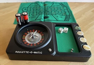 Shields Park Ave Roulette-O-Matic Casino Gambling Wheel Game Vintage TESTed Work - Picture 1 of 19